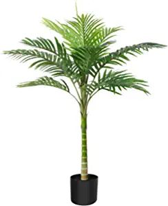DR.Planzen Artificial Golden Cane Palm Tree 3.6 Feet Fake Plant for Home Decor Indoor Outdoor Fau... | Amazon (US)