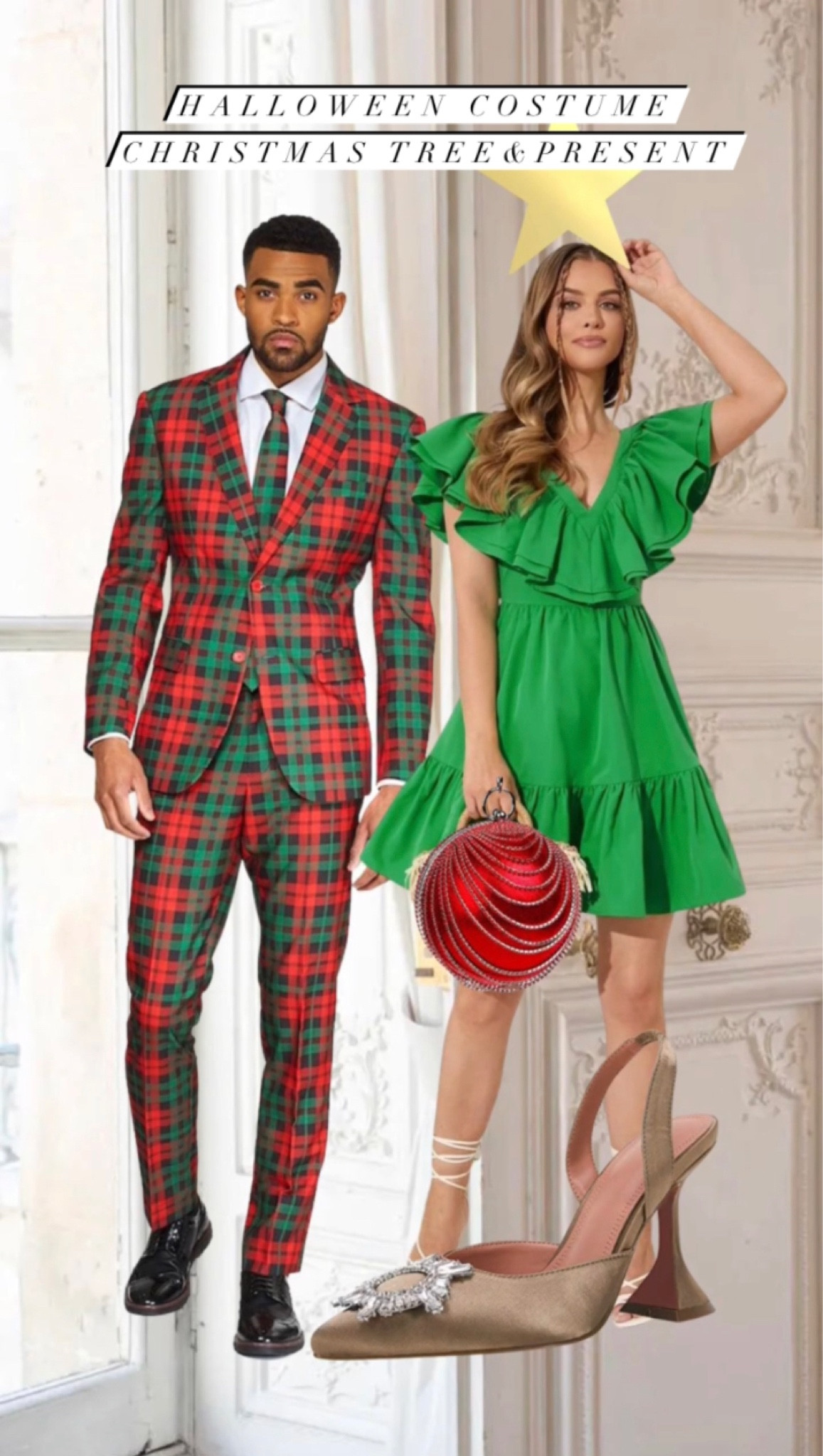 Halloween costume // couples costumes // couples costume // Halloween costumes // Christmas tree costume // plaid suit // Christmas attire 

#LTKunder100 #LTKstyletip #LTKHalloween