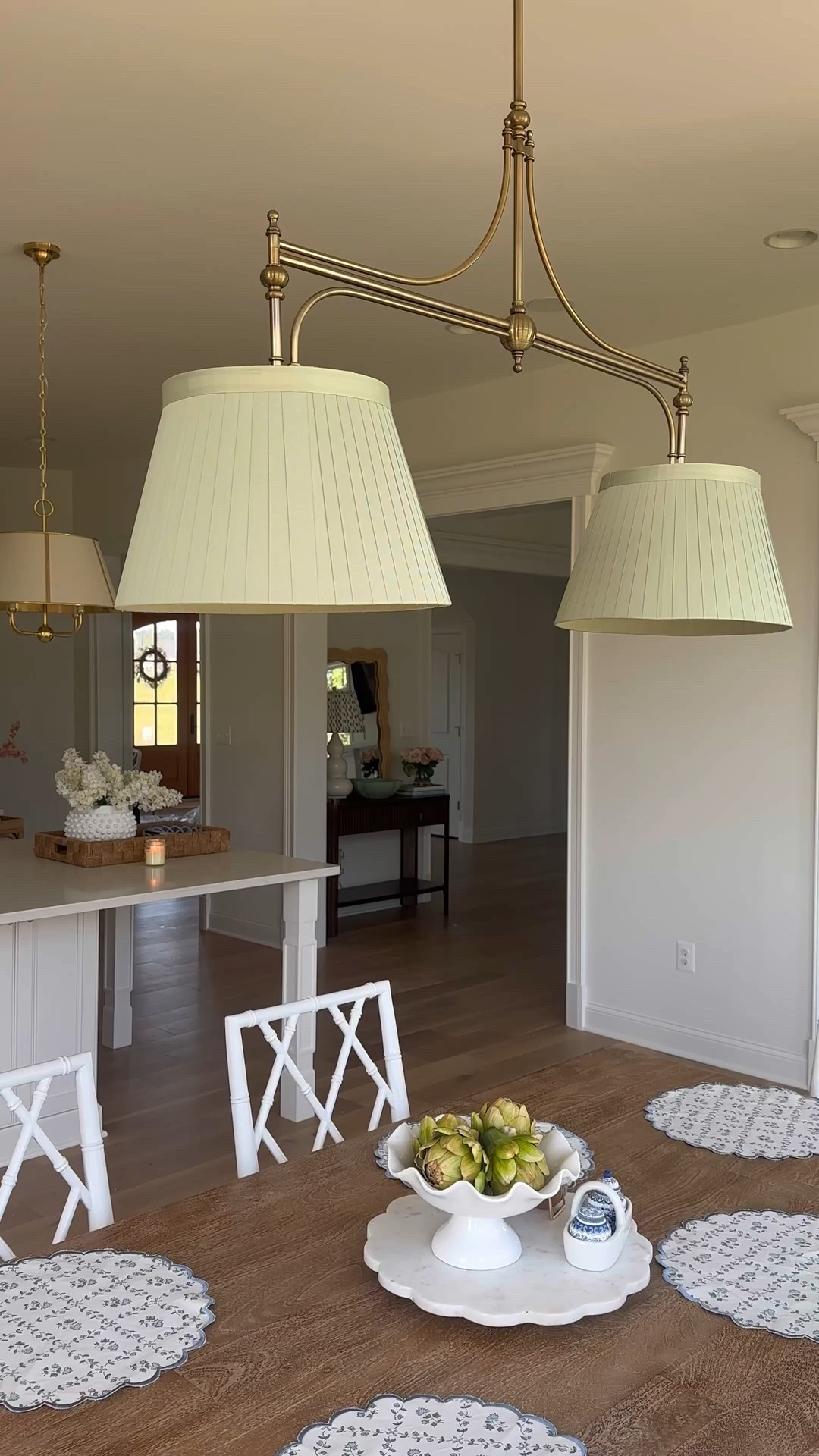 Light fixture, on sale! The shades are interchangeable which makes it so fun! These are from Home Goods

#LTKHome