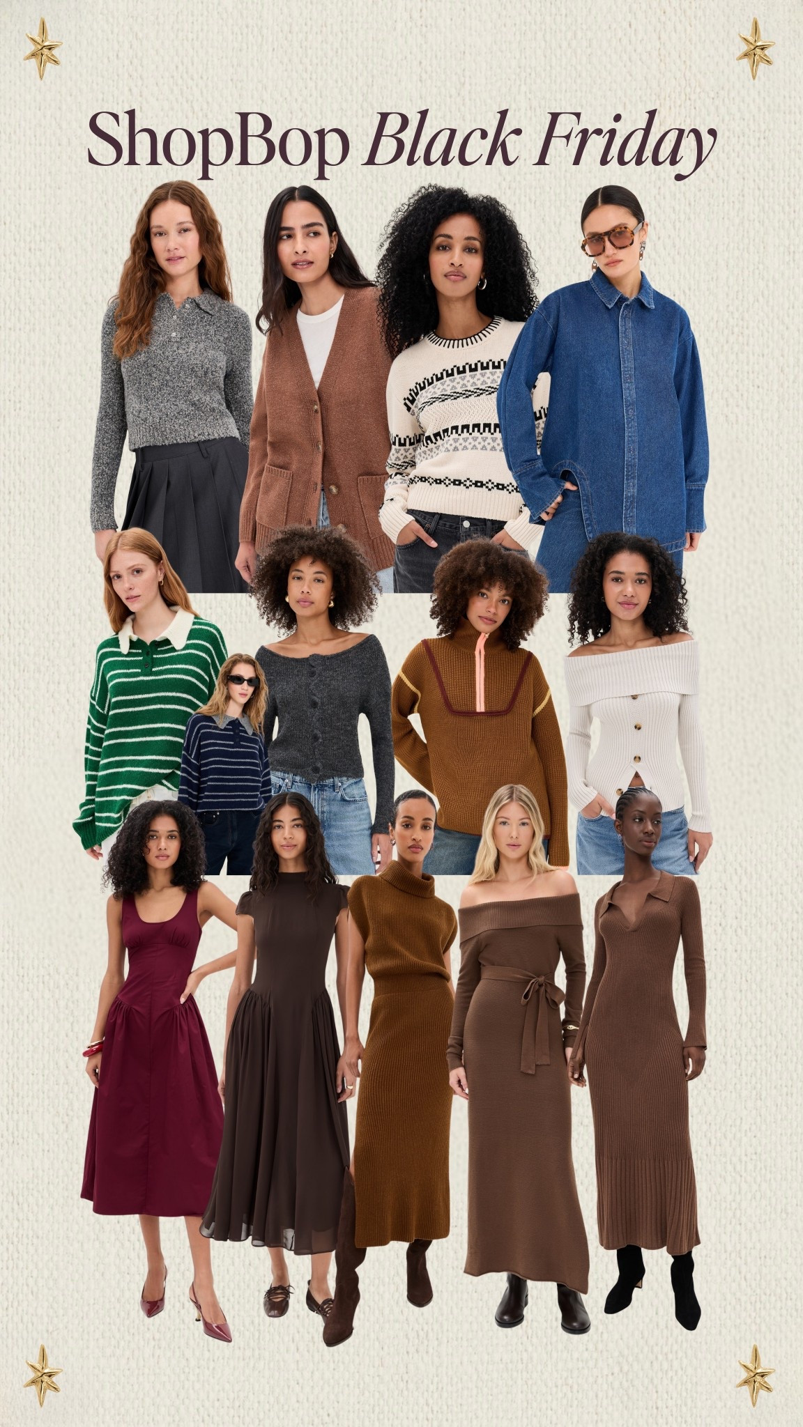 Shopbop Black Friday sales, sweaters on sale

#LTKHoliday #LTKCyberWeek