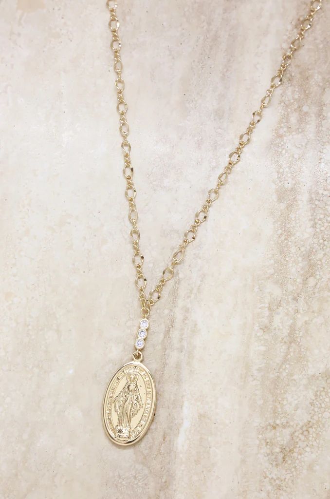 Holy Coin Necklace in Gold | Ettika