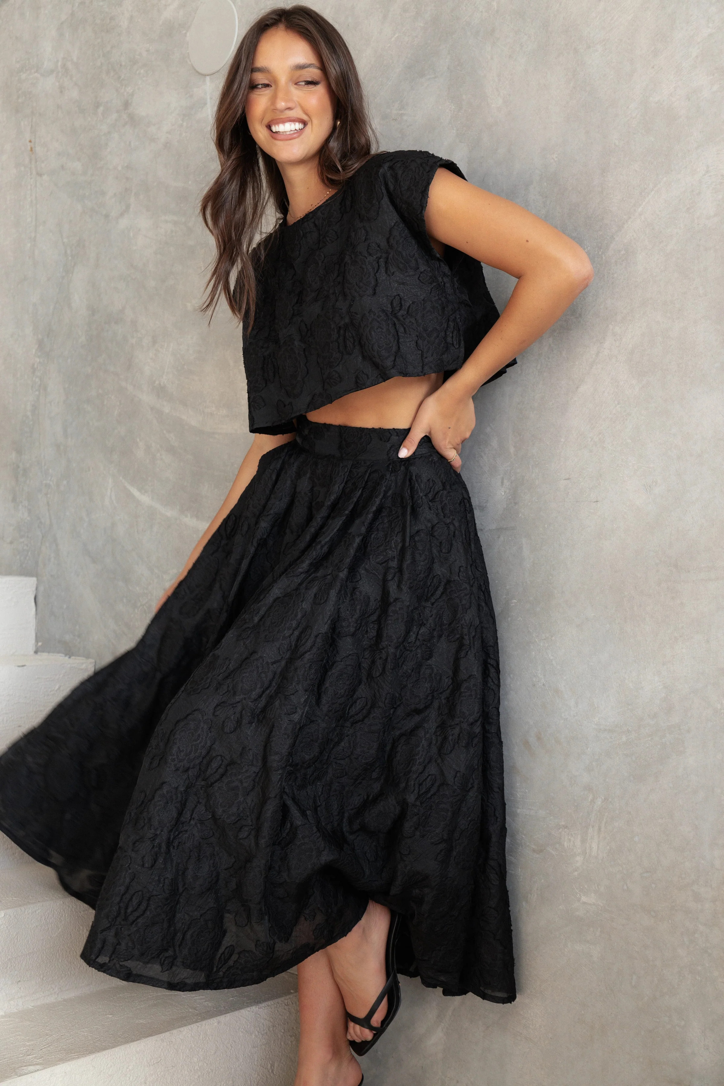 Beckham Two Piece Set - Black | Petal & Pup (US)