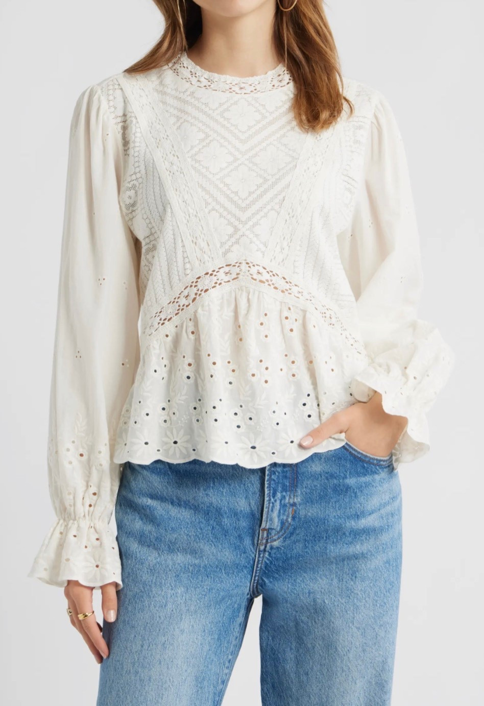 Lace top

Spring top
White top
Lace top


#LTKstorytime