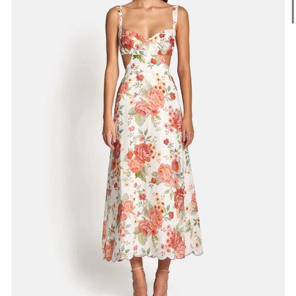 Sofia the Label Delilah Cut Out Midi Dress | Poshmark