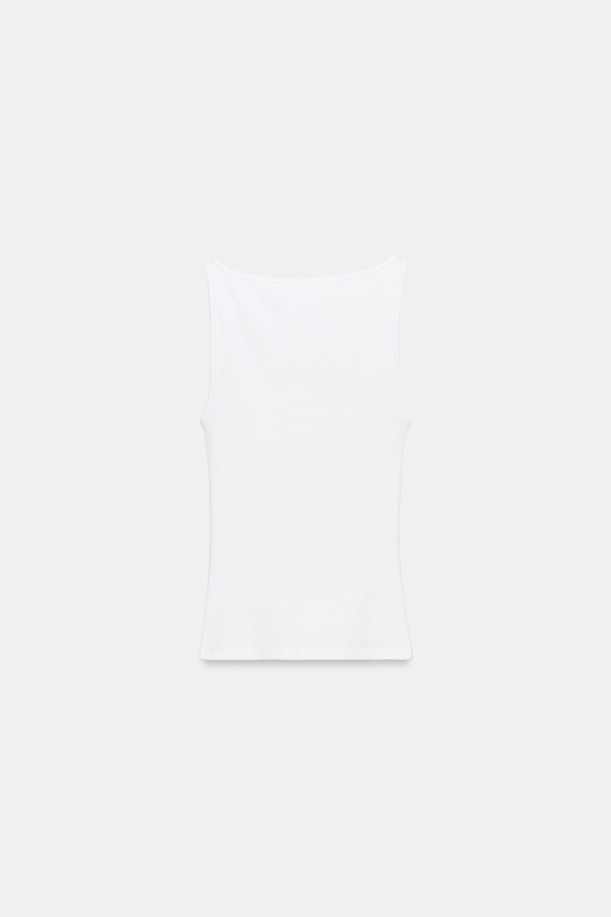 MINIMALIST SLEEVELESS TOP | Zara UK