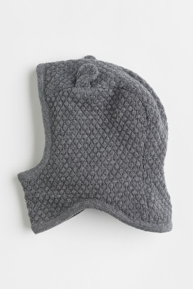 Cotton Balaclava - Dark gray - Kids | H&M US | H&M (US + CA)