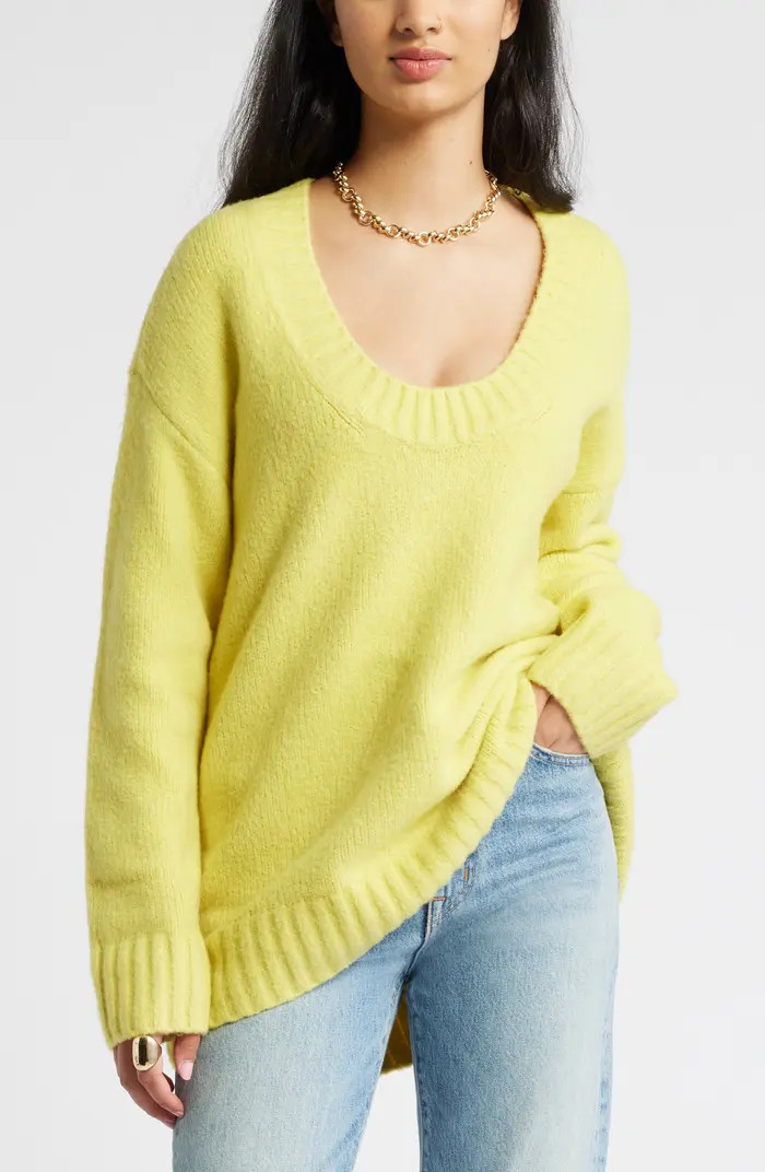 Oversize V-Neck Sweater | Nordstrom