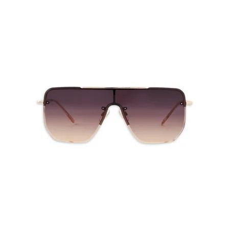 Sofia Vergara Shield Gold Sunglasses | Walmart (US)