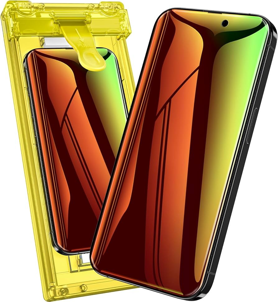 Fotbor [New Updated for iPhone 16 Pro Max Privacy Screen Protector, 2 Pack Colorful Gradient Anti... | Amazon (US)