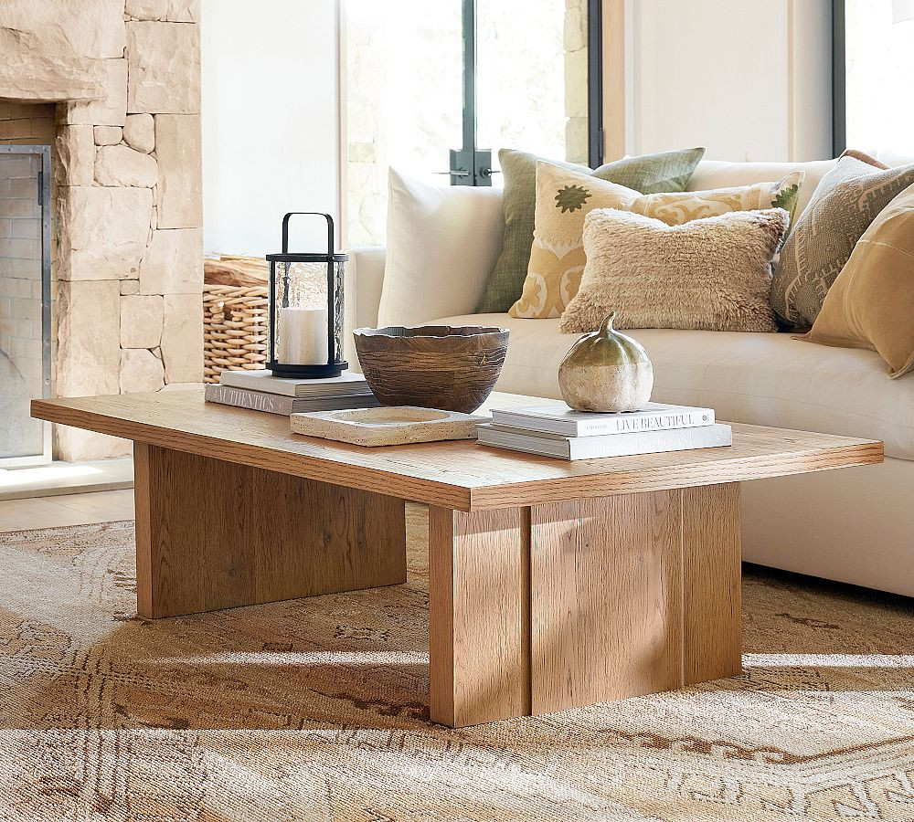 Aldon Rectangular Coffee Table (58") | Pottery Barn (US)