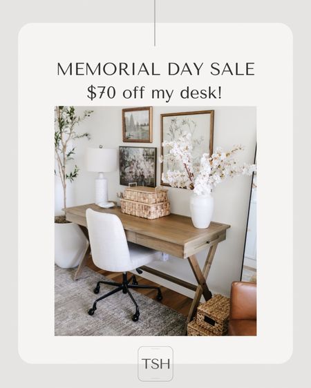 Memorial Day Sale!  World Market wood campaign desk is on sale!  Plus, members save an additional 20% on in-store pickups  