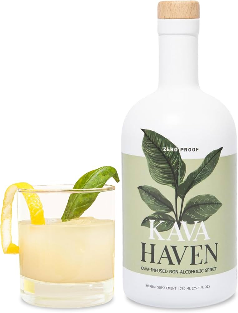 Kava Haven Non Alcoholic Spirit, 750mL Bottle | Kava Kava Drink | Non Alcohol Alternative Spirit ... | Amazon (US)