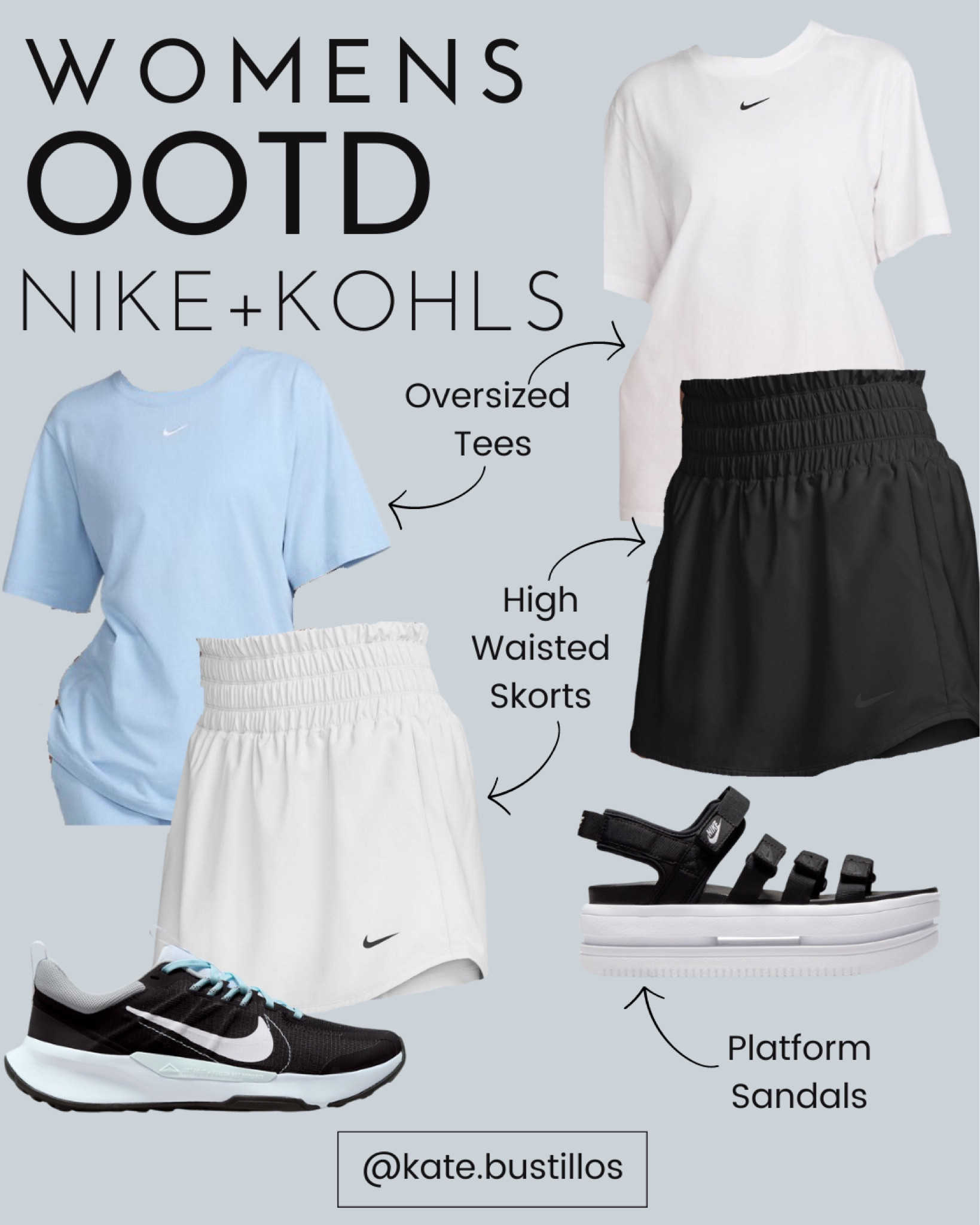 You can never go wrong with an oversized tee, and a high waisted skort! I love that you can wear these skorts for exercise or out and about. I will be buying in every color! 

#ootd #skort #nike #khols #athleisure #summerstyle #springstyle

#LTKActive #LTKfindsunder100 #LTKshoecrush