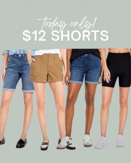 Today only! $12 shorts on sale! 

#LTKSaleAlert #LTKFindsUnder50 #LTKMidsize