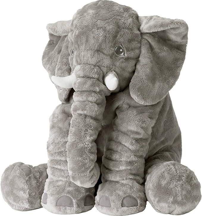 GRIFIL ZERO Big Elephant Stuffed Animal Plush Toy 25 Inches Cute XXL Size Grey Elephant Toy (Gray... | Amazon (US)