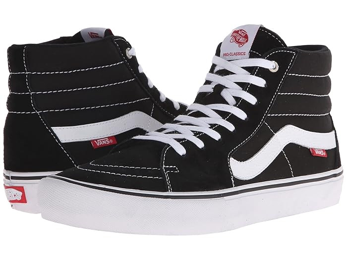 Vans SK8-Hitm Pro (Black/White) Skate Shoes | Zappos