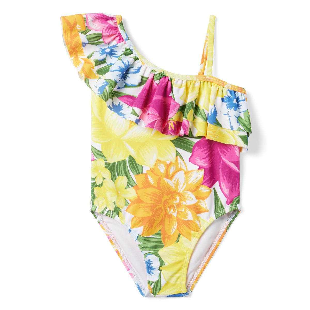 Recycled Floral Ruffle Swimsuit | Janie and Jack