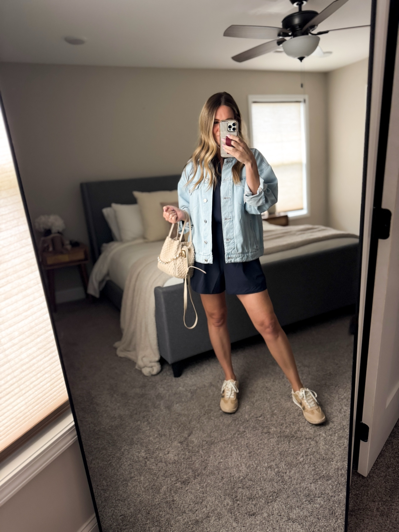 This Target active romper has gotten so much wear, even on cooler spring days layering with a jean jacket. I’m wearing a small in both. Both fit generously with room. 

#LTKgrwm #LTKOver40 #LTKootd