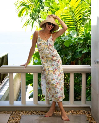 Margaritaville by Kenny Flowers – Wastin' Away Again - Vintage Yellow – Beach Dress | Kenny Flowers