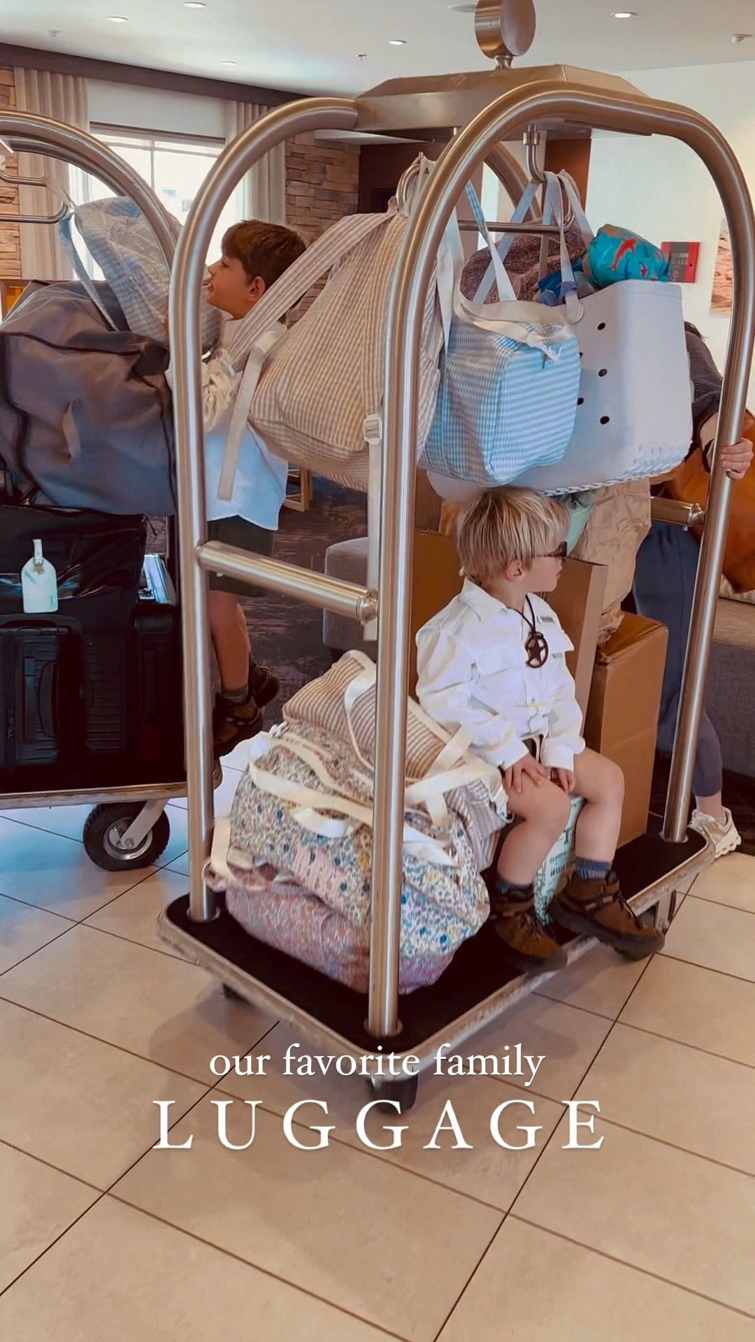 We have traveling down to a science (at least I’d like to think so). 
We have invested in Rimowa of all sizes over the last decade- from anniversaries to birthdays - we use celebrations as a reason to add to our collection. 
My favorite ones are the trunk and the salsa carryon - I use those the most.
I also think that if you have to check a bag, you might as well get the biggest one. Why limit yourself if you can’t carry on anyway 🤷🏼‍♀️
For the kids, they have matching luggage. And then finally, we have a waterproof tote swim bag! 

#LTKfamily #LTKkids #LTKtravel