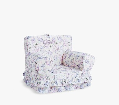 My First Anywhere Chair®, LoveShackFancy Damask Lavender Floral | Pottery Barn Kids