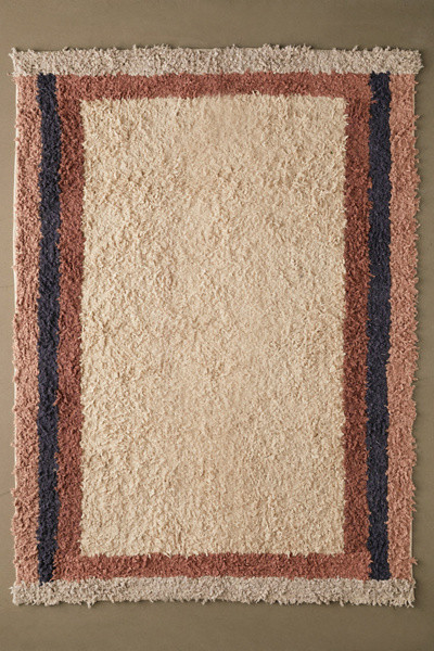 Keoni Border Super Shaggy Rug | Urban Outfitters (US and RoW)