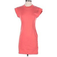 HERVE by Herve Leger Casual Dress: Pink Solid Pattern Dresses - Used - Size Small | ThredUp (US)