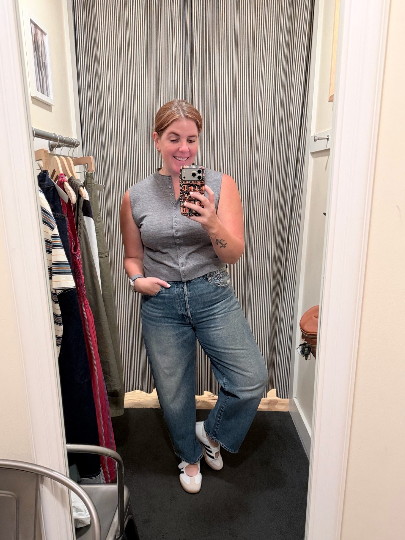 LTK x Madewell Sale!

This look is one that can take you from the office to girls night! The sweater tank runs small, so size up 1-2 sizes! These jeans are a barrel leg jean and they run TTS! (I know I can typically size down in Madewell, but these are very stricter, so don’t size down!)

The look is 20% off during the sale!

#LTKxMadewell #LTKSaleAlert #LTKOver40
