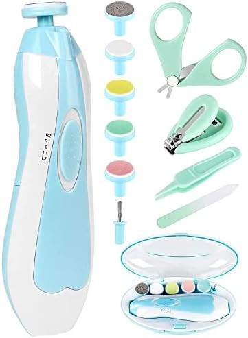 Electric Nail File Drill for Baby No Sharp Claws Hurt, 6 in 1 Safety Cutter Trimmer Clipper for T... | Amazon (US)