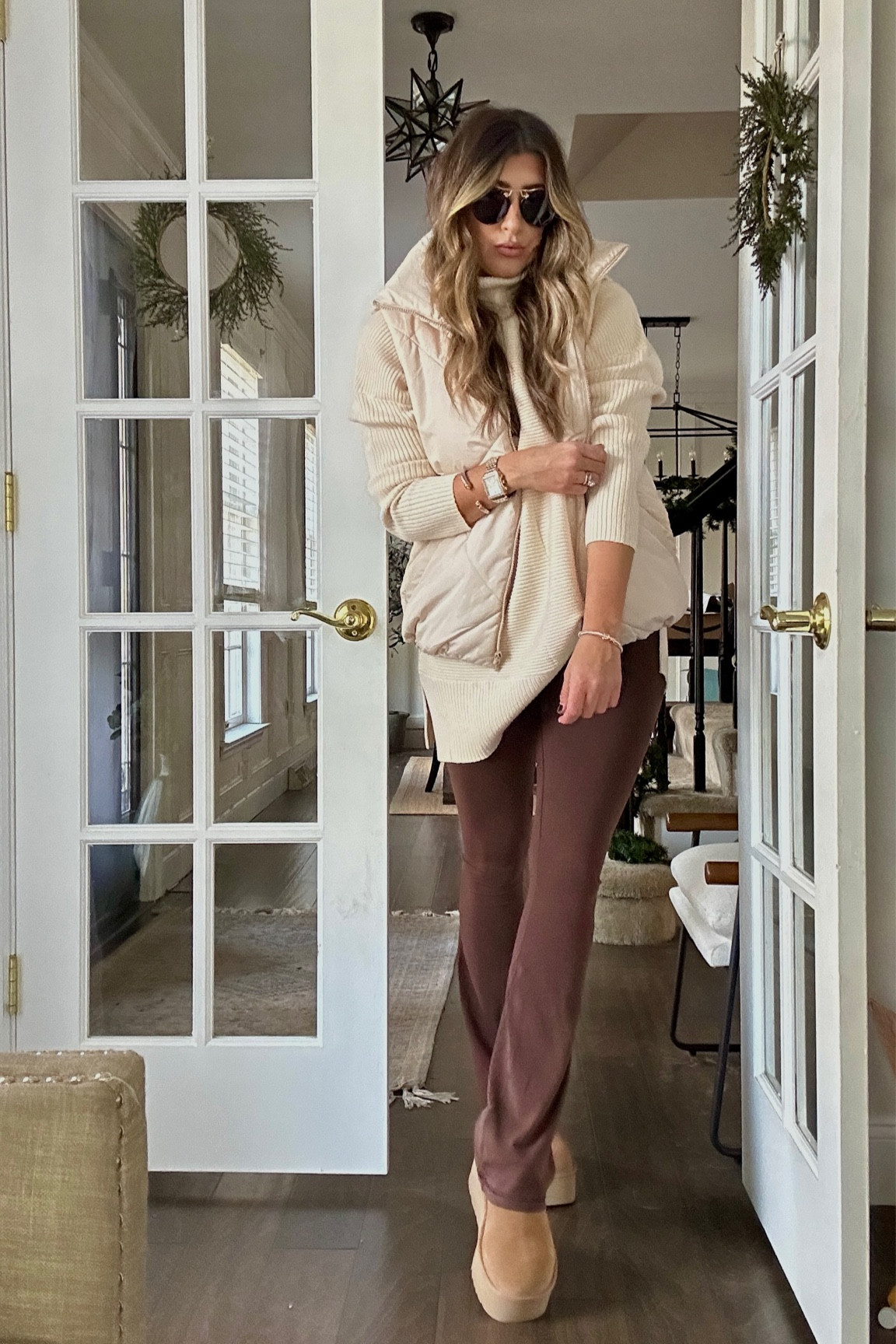 Oversized tunic sweater outfit. Casual outfit. Wearing med in top indoor super oversized look and small in leggings. Sweater is now 40% OFF and can choose from 20+ colors. 

Tap photo below to shop and follow for more! Xx

#LTKGiftGuide #LTKstyletip #LTKfindsunder50