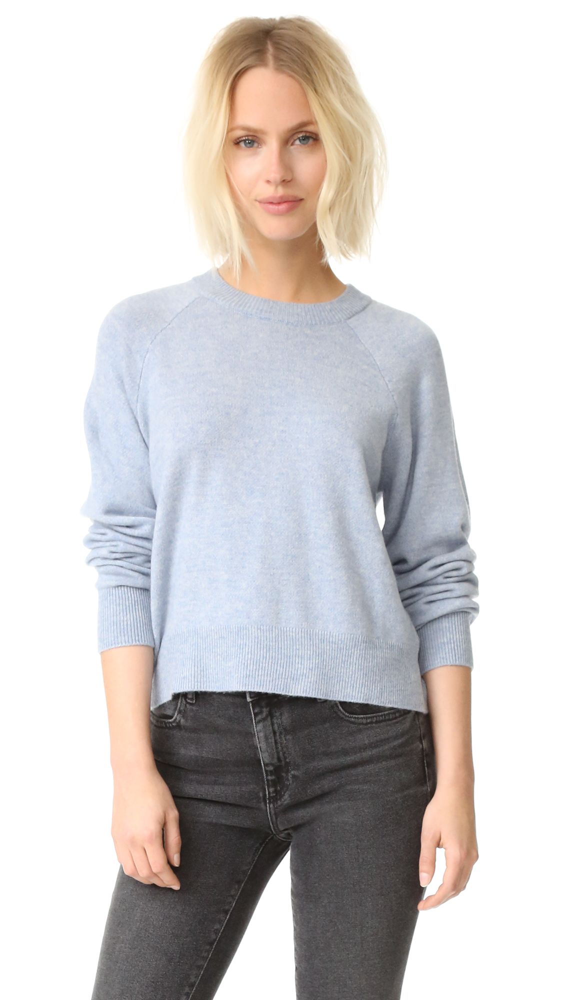 Birdseye Crew Crop Sweater | Shopbop