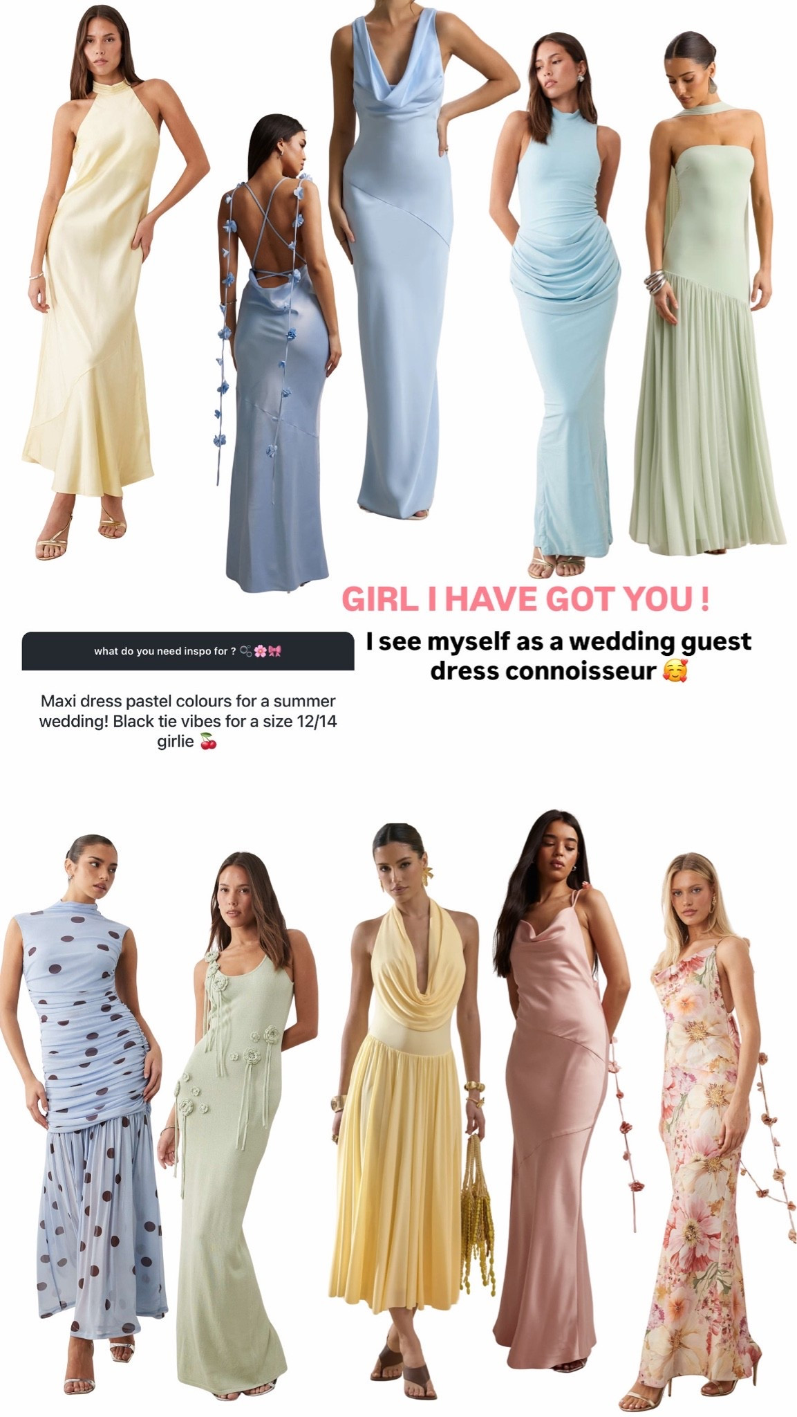 Wedding guest dresses!! But make it pastel 💛💓🌻🩵

#LTKwedding #LTKsummer #LTKdresses