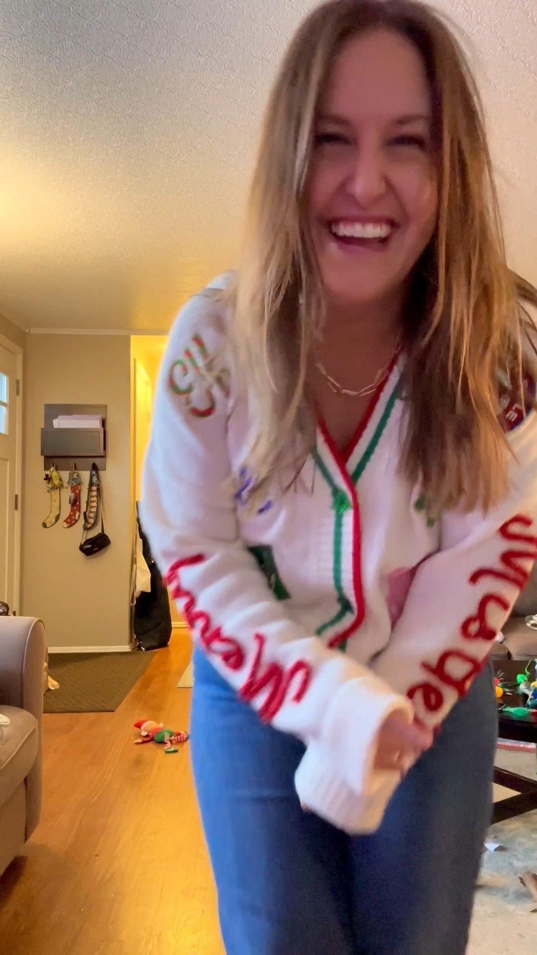 The cutest Christmas sweater in all the land. 

#LTKootd #LTKmomlife #LTKHoliday