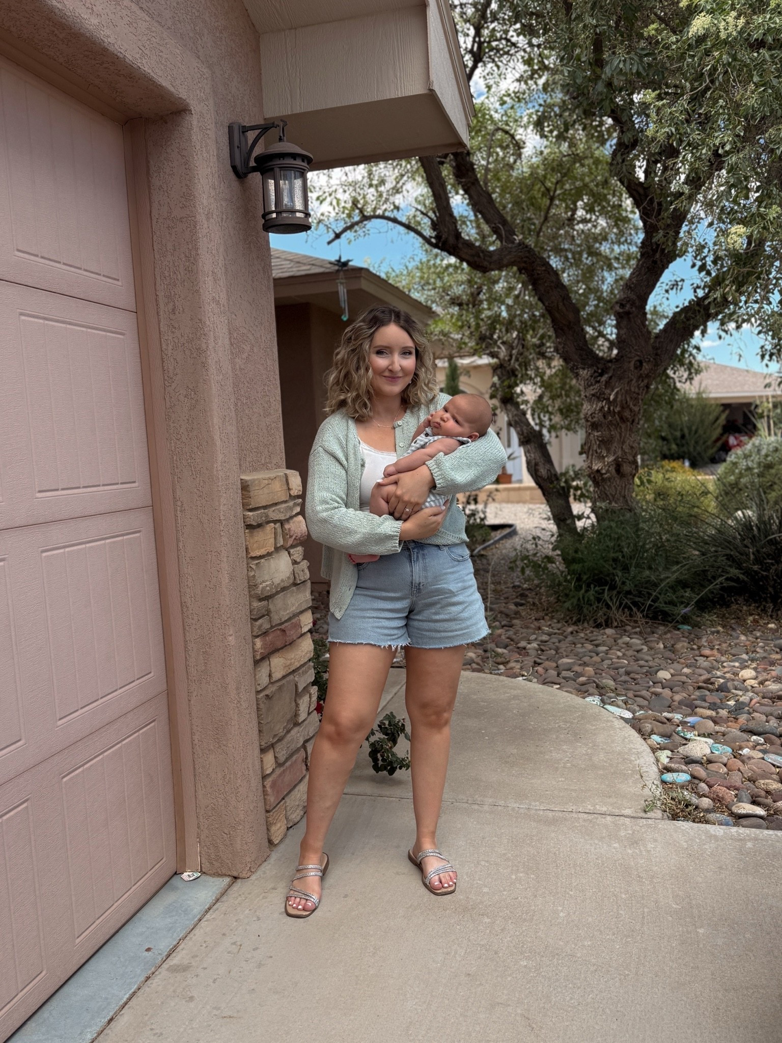 Shorts - I sized up 2 since I’m only 8 weeks postpartum and they fit perfect ♥️ I looooove these shorts!
Tank - I followed their size chart and I’m a 34DD wearing a medium








Abercrombie 90s cami striped, Abercrombie built in bra cami, striped tank top women built in bra, Abercrombie A line denim shorts, mom friendly denim shorts longer back, modest denim shorts women, summer outfit Abercrombie, casual 90s outfit women, easy everyday summer outfit, postpartum friendly denim shorts, comfy denim shorts women, throw on summer outfit, Abercrombie basics outfit, striped summer tank women @abercrombie

#LTKgrwm #LTKootd #LTKmomlife
