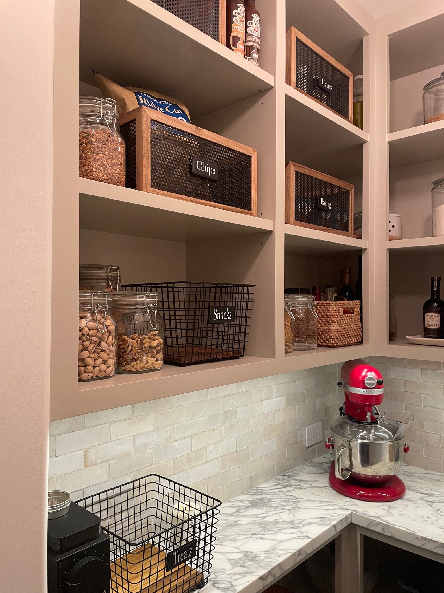 We love these metal baskets as an alternative option to acrylic or bamboo. They’re sturdy, they’re chic, and easy to see what’s inside!

#LTKfamily #LTKunder50 #LTKhome