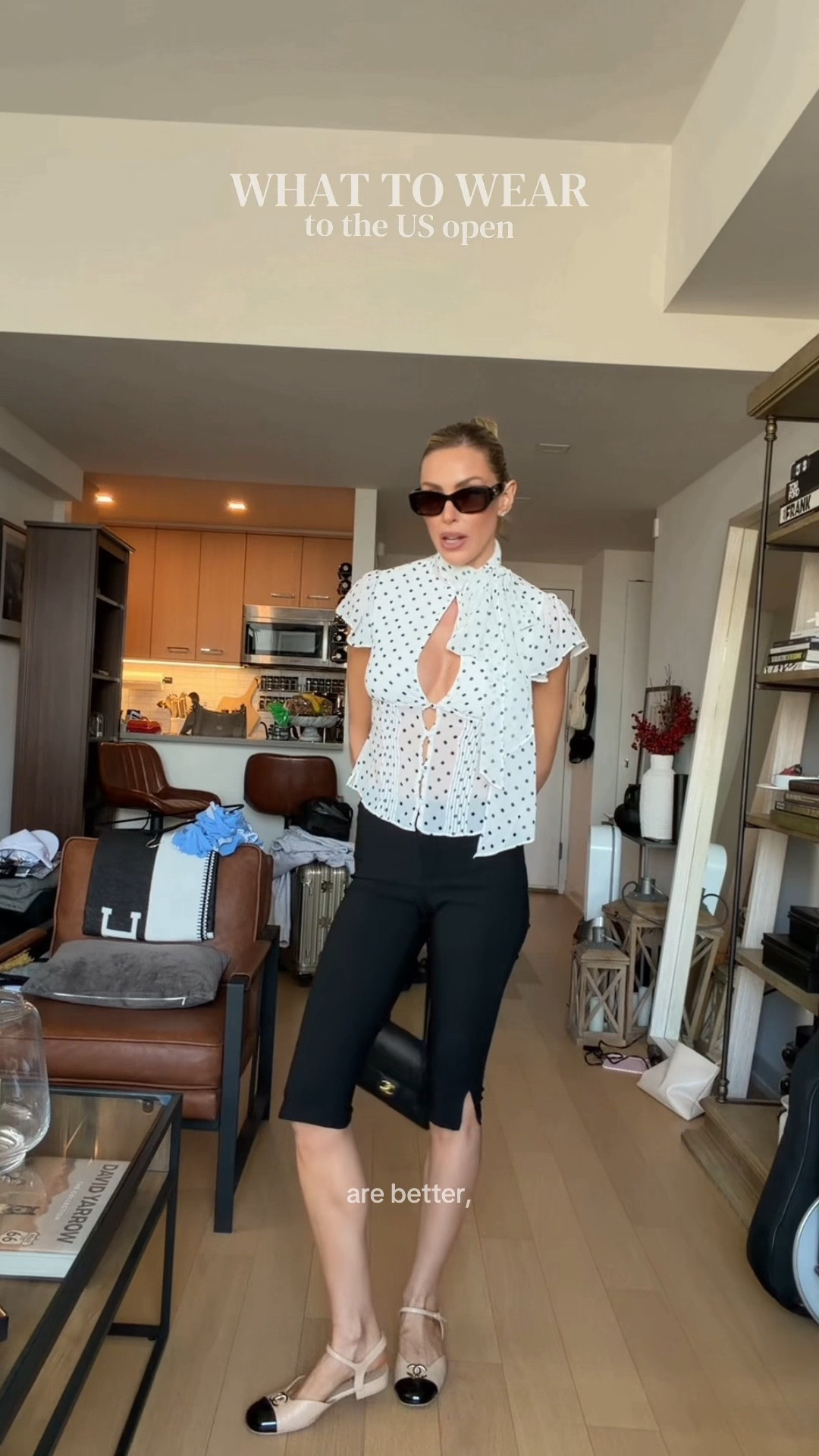 what I wore to the US open today 🤍

#LTKgrwm #LTKdayinmylife #LTKootd