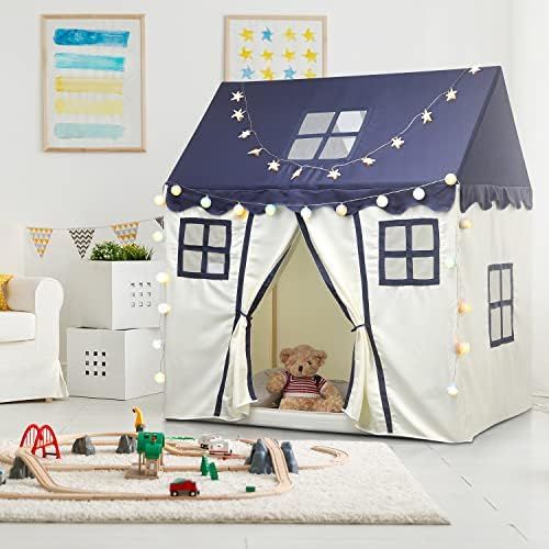 Kids Play Tent, Large Playhouse for Kids Indoor and Outdoor with Windows, FEUTEXI Kids Tent Castle T | Amazon (US)
