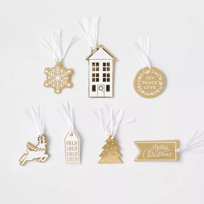 50ct Can of Gift Tags Gold - Wondershop™ | Target
