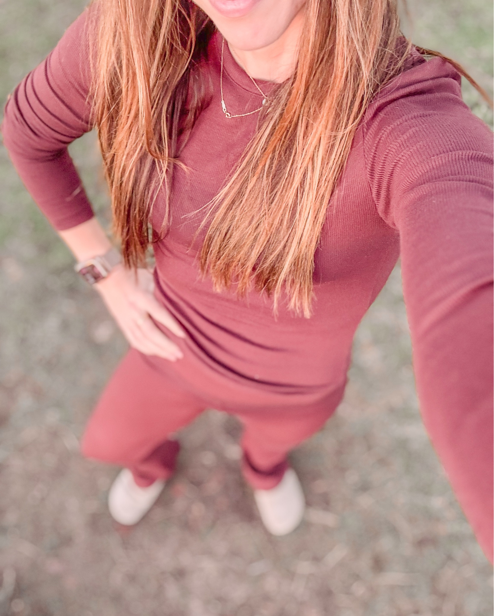 nuuds Black Cherry to feed the horses tonight. 🍒🐴

Longsleeve slinky rib +  reset leggings = your new mom uniform on repeat. 🙌🏻

These pieces are indescribably buttery soft. This slinky rib material is a best seller in any and every style created by nuuds for a reason. It’s my go-to, must-have in every drop!

And the leggings I could wear every day- which is exactly why I love this brand. 

Their pieces are comfy, sure. When you walk out the door you feel ‘favorite sweatpants on the couch’ comfy, but you look ‘casually thrown together chic’. What, like it’s hard? 

It’s like throwing your hair up and somehow getting the perfect messy bun without so much as a bobby pin or hairspray- effortless and satisfying.

#momlife #countrynuuds #elevatedbasics

Travel outfits, airport outfits, gifts for her, gifts for him, holiday outfit



#LTKSeasonal #LTKTravel #LTKGiftGuide