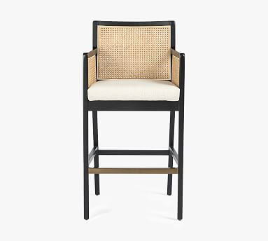 Lisbon Cane Bar & Counter Stool | Pottery Barn (US)