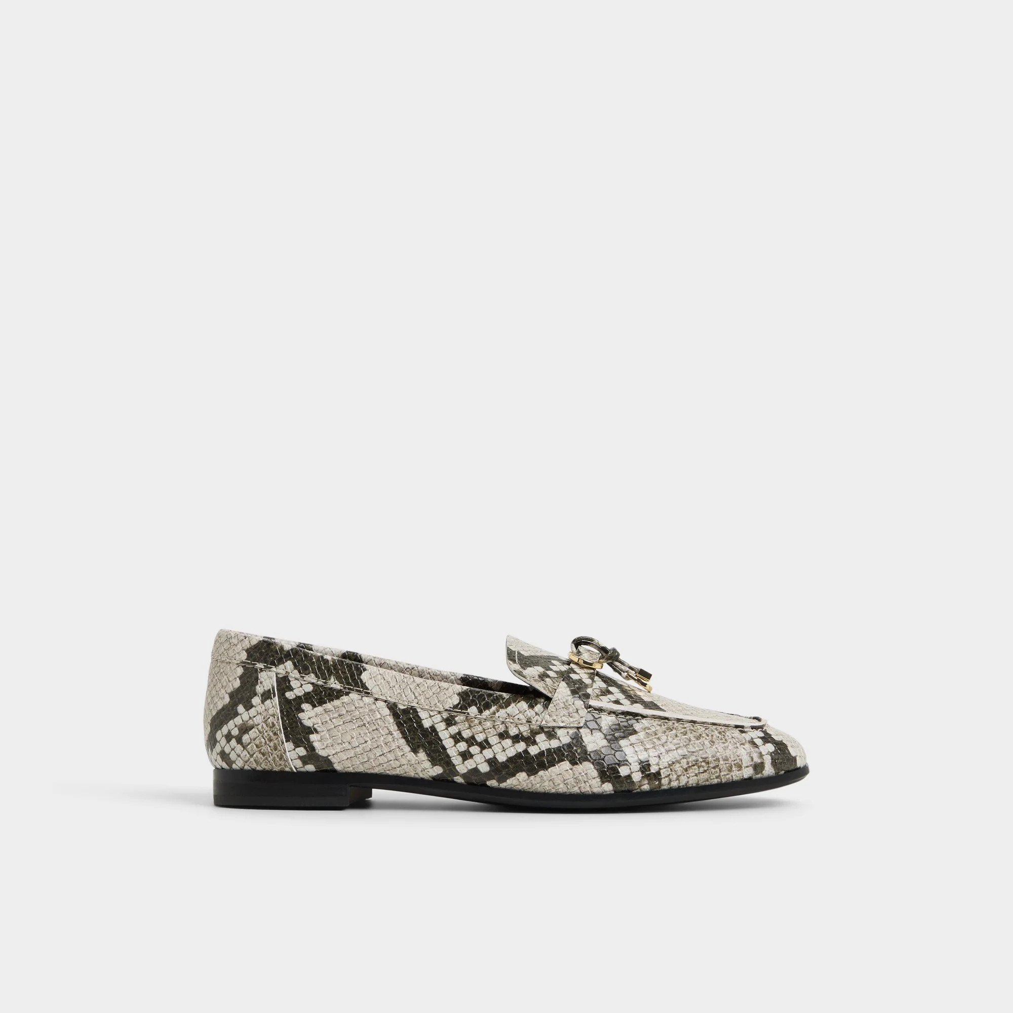 Ybilide White/Black Women's Loafers & Oxfords | Aldo Shoes (US)