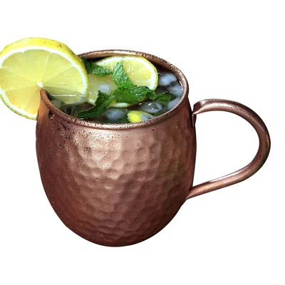 Barrel 24 oz. Copper Moscow Mule Mug CaterEco | Wayfair North America