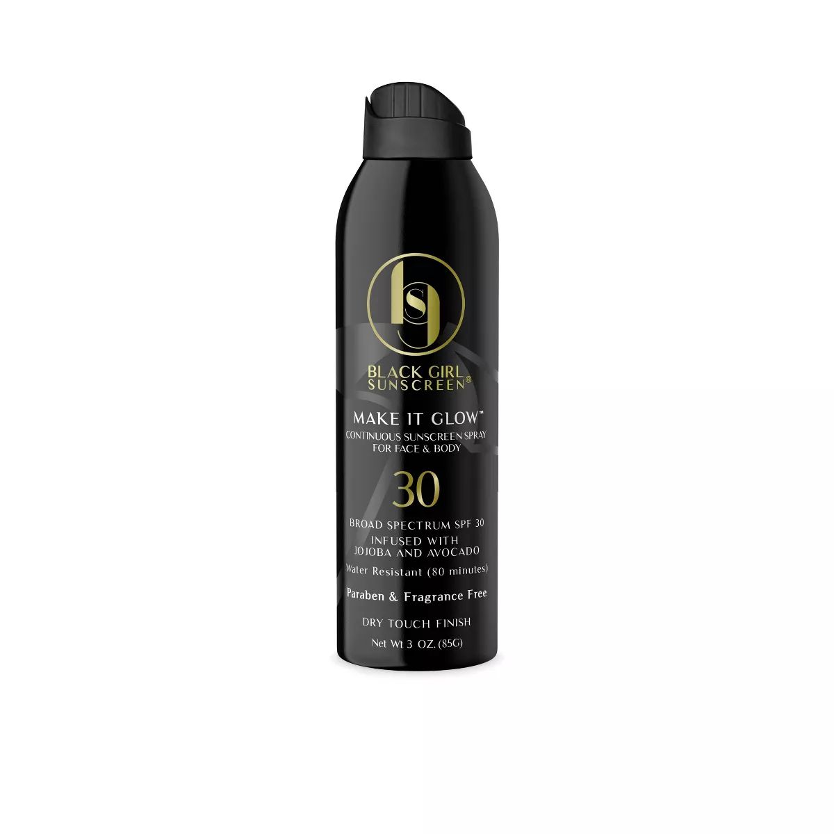 Black Girl Sunscreen Make It Glow Sunscreen Spray - SPF 30 - 3oz | Target