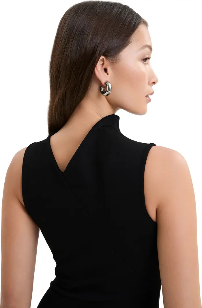 Hutton Sleeveless Mixed Media Maxi Dress | Nordstrom