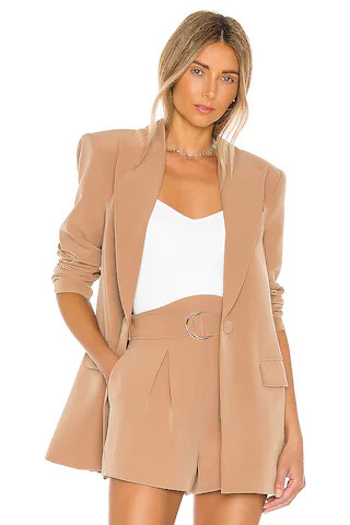 Camila Coelho Morena Blazer in Nude Toffee from Revolve.com | Revolve Clothing (Global)