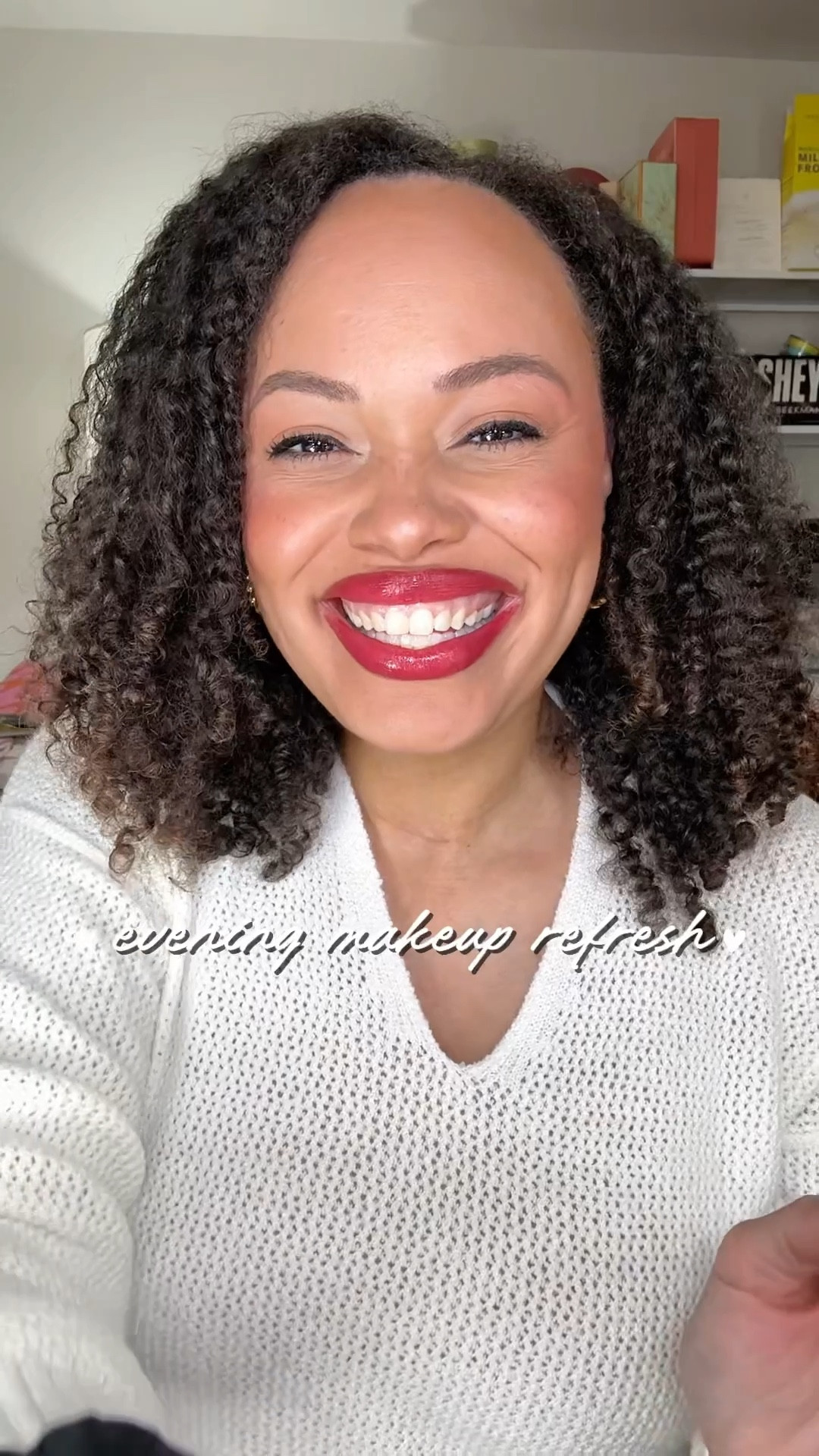 Makeup retouch before a night out! 

Easy makeup, makeup refresh, red lips, glowy skinn

#LTKgrwm #LTKootd #LTKBeauty