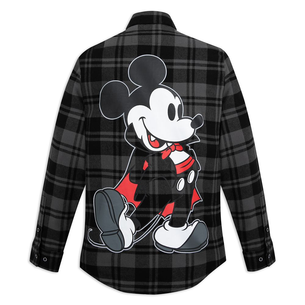 Mickey Mouse Halloween Flannel Shirt for Adults by Cakeworthy | Disney Store