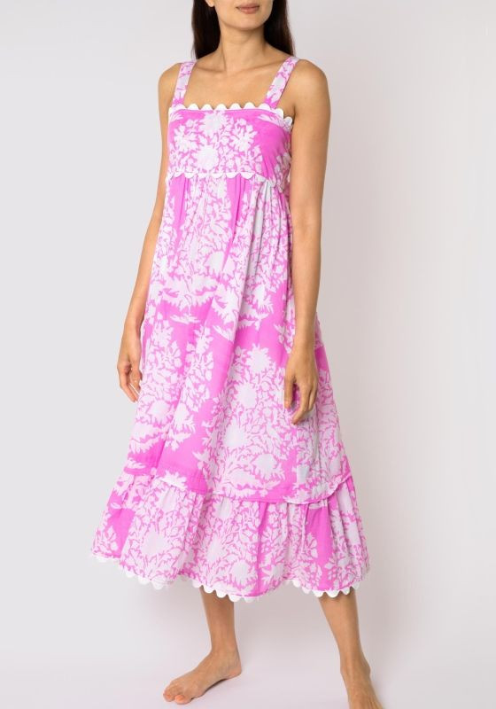 Juliet Dunn | Palladio Tie Back Dress Orchid | beach cafe