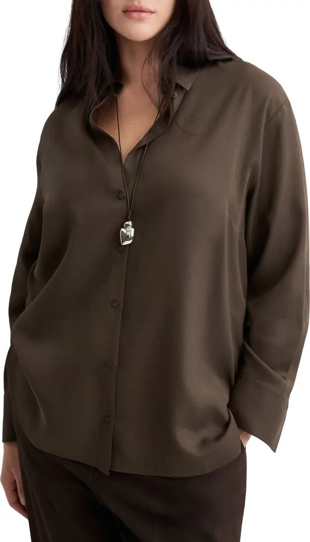 Straight Button-Up Shirt | Nordstrom