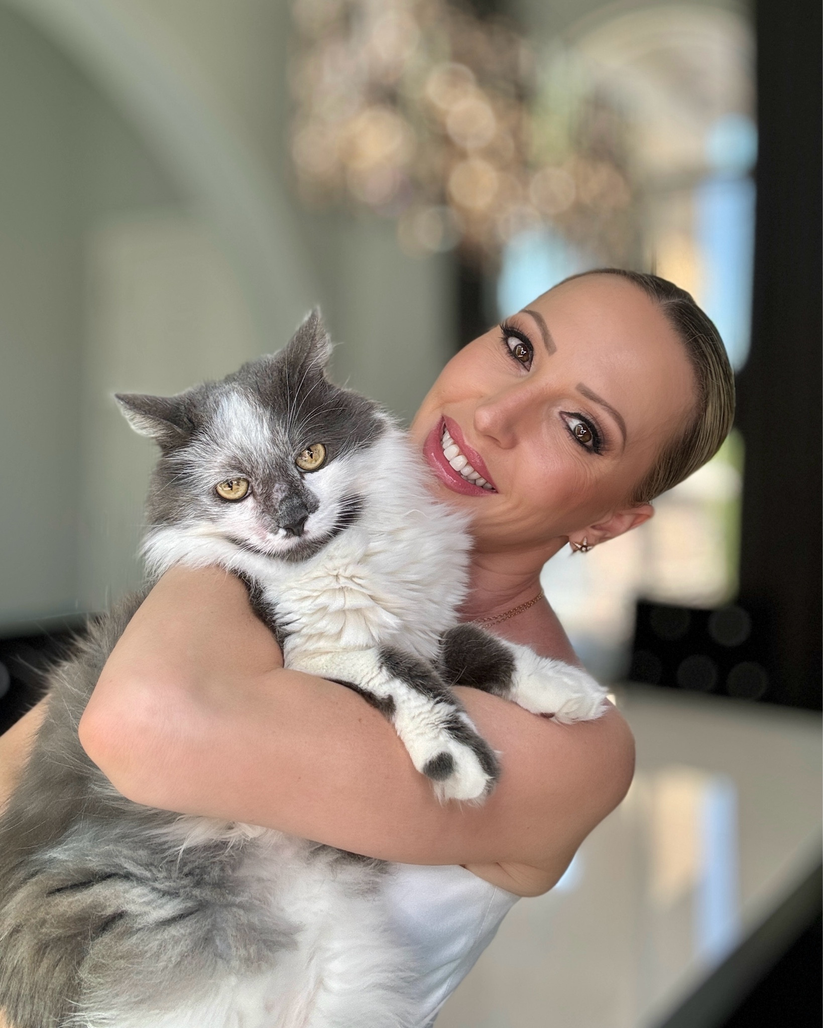 Hi new friends 💕 I’m Eve, I’m a lifestyle blogger and share fashion, trends, outfit ideas, sales, exclusive discount codes, beauty devices that work, anti-aging skincare and luxury travel guides. 

This is my fur baby Zorro. He use to have a grey mask but after radiation therapy developed a white streak. He’s the sweetest boy and likes to get involved in unboxings so you’ll often see him here. 

#LTKBeauty #LTKStyleTip #LTKOver40